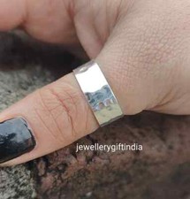 Hammered Silver Band Ring -925 Sterling Silver Band Ring -Sterling , All size