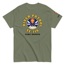 Ghosts of the Battlefield "TF-116" Brown Water Navy T-Shirt - Vietnam Heritage