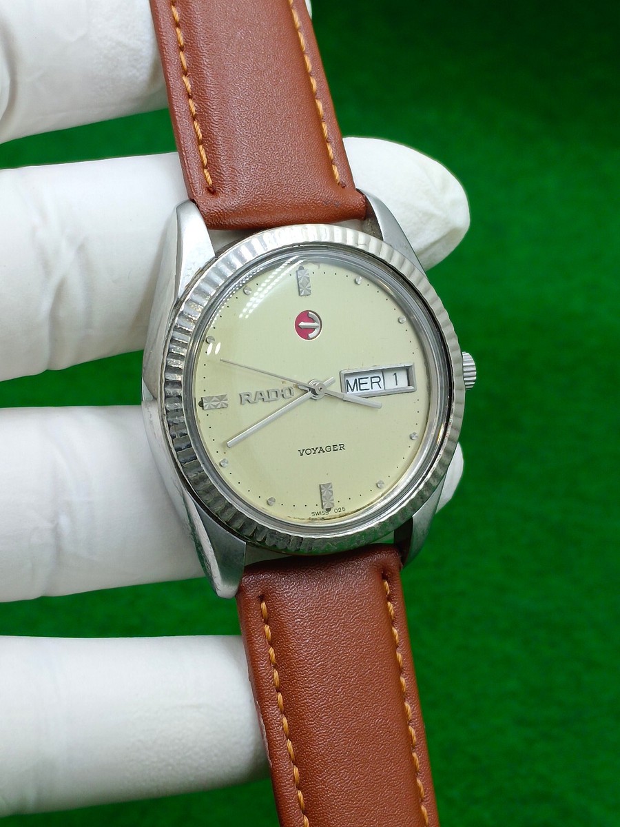 vintage RADO VOYAGER watch 17 Jewels Automatic Day / Date