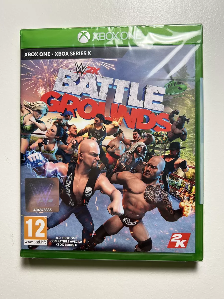 jeu xbox one / series x neuf blister w2k battle grounds lutte catch fun