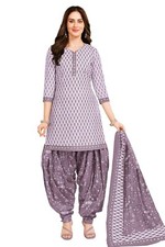 Cotton Printed Readymade Salwar Suit For Women