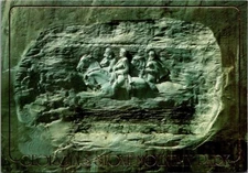 Postcard Vintage Continental Confederacy Monument Georgia's Stone Mountain Park