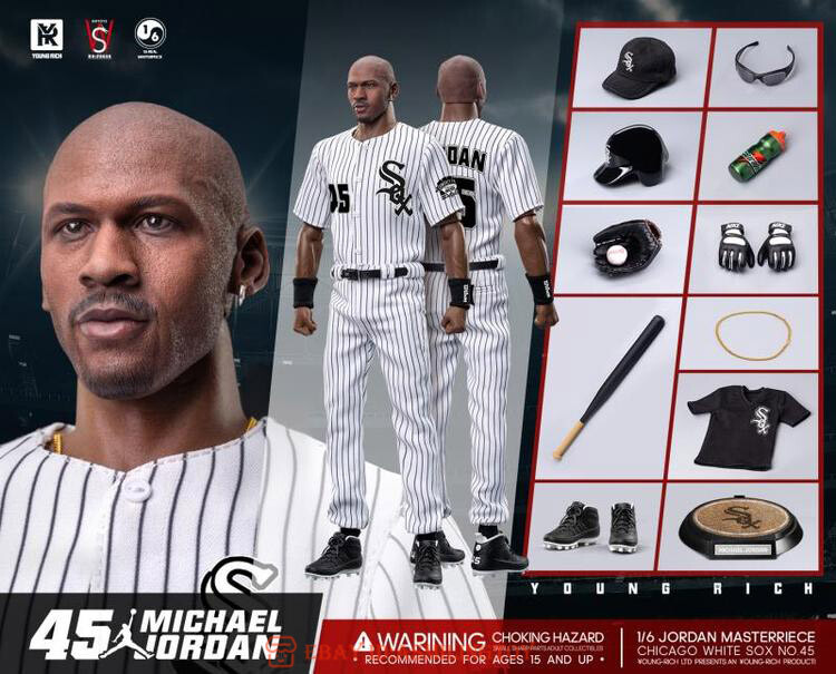 1/6 YOUNGRICH TOYS x SWTOYS YR011 Baseball Player No. 45