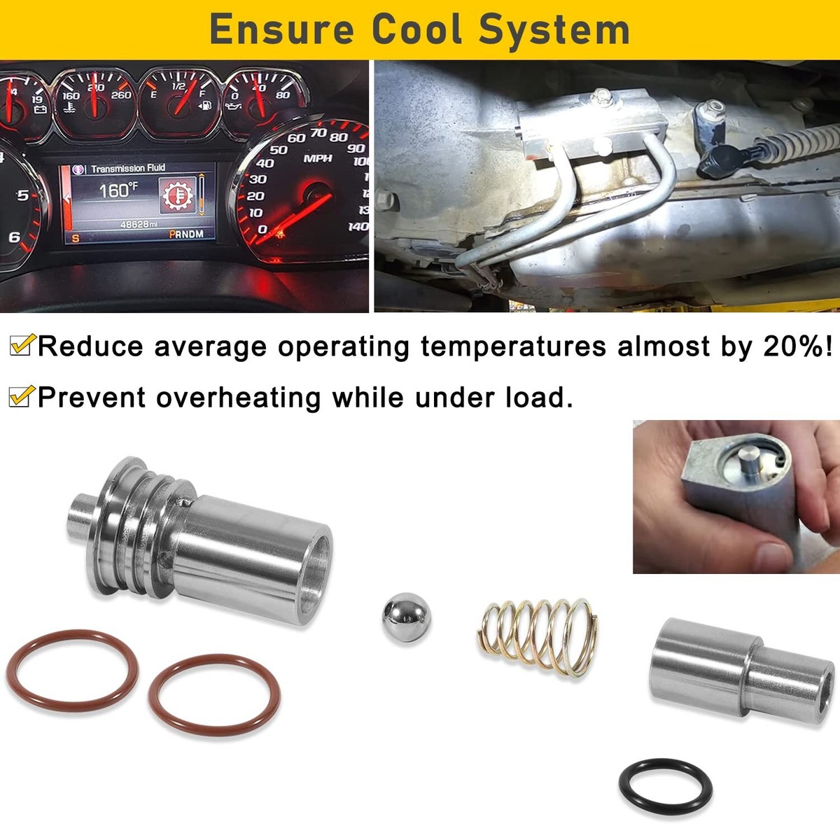 6L80 - 6L90 - 8L90-10L90 SureCool Cooling System Upgrade 2014-Up