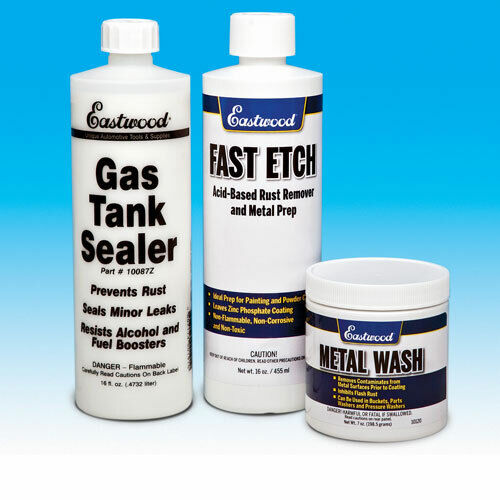 Eastwood Rust Prevention 1 Pint Gas Tank Sealer Motorcycle Kit With  Instructions
