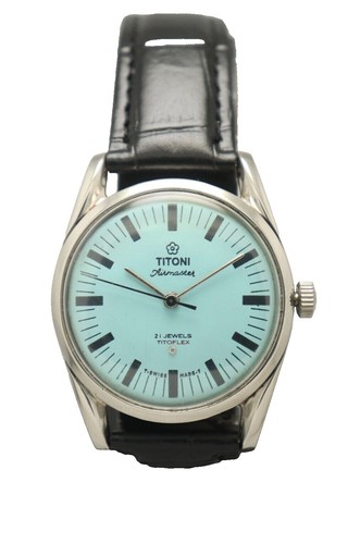Titoni Airmaster 21 Jewels Light Golden Dial Handwinding