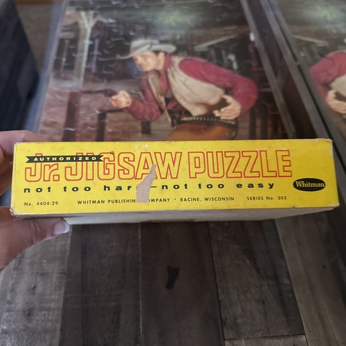 Vintage Gunsmoke Puzzle by Whitman; with box featuring Marshall Dillon - Picture 7 of 9