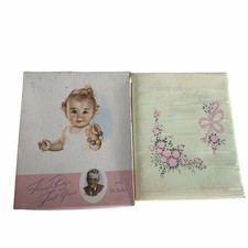 Vintage 40 s 50 s Baby Book "Through Babys First Years" Dr Dafoe In Original Box