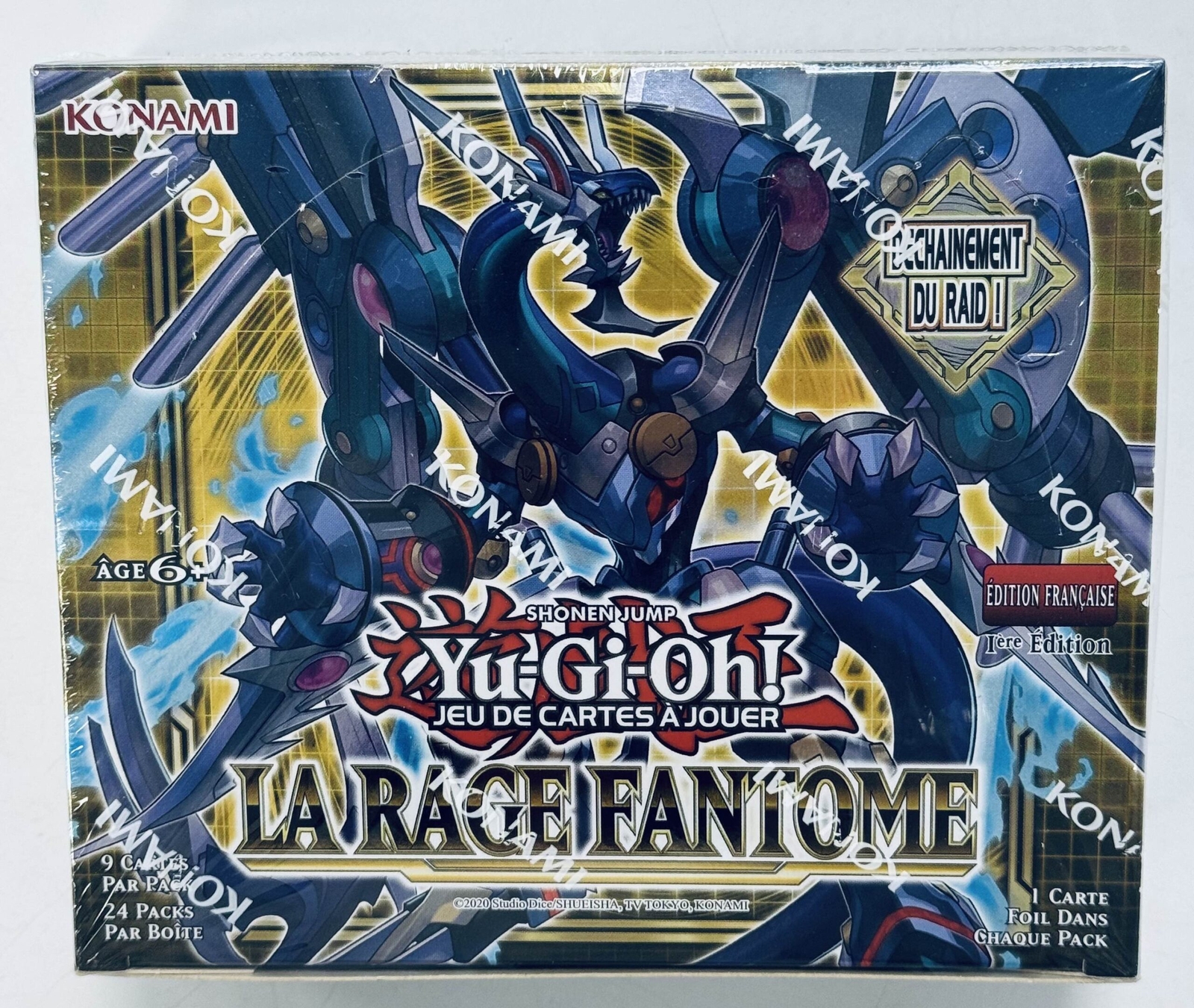 La Rage Fantôme Yu-Gi-Oh booster display 24 paquets cartes à collectionner 2020