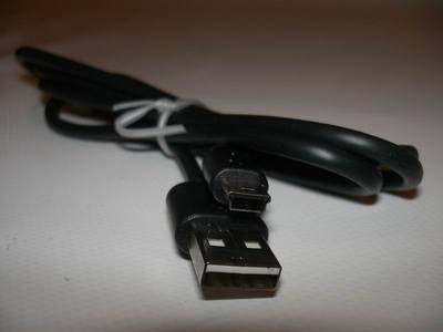 5x Mini-USB Kabel USB 2.0, Stecker Typ A -> Typ Mini-B 5-polig 1,0m schwarz