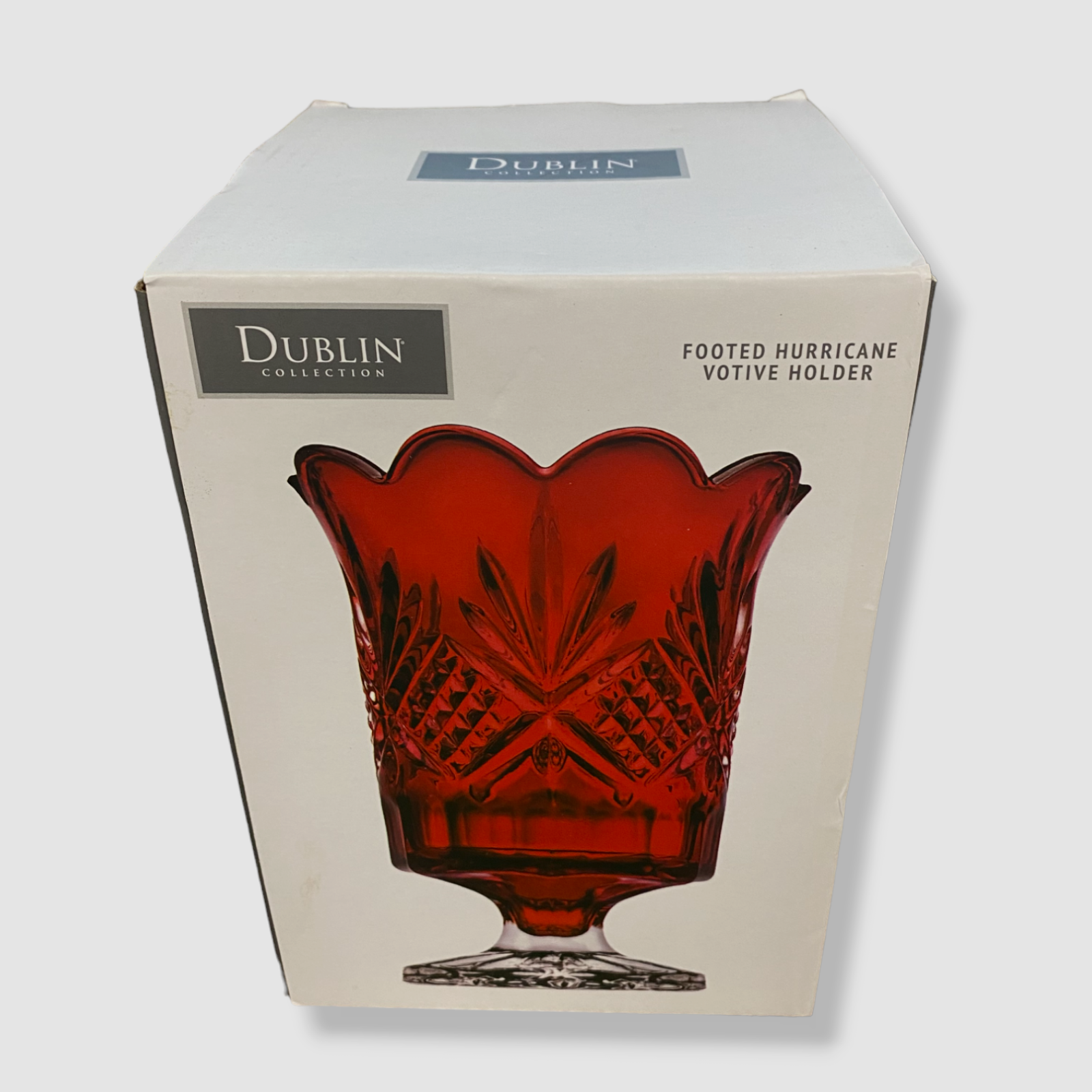 41 Godinger Dublin Red Hurricane Candle Holder eBay