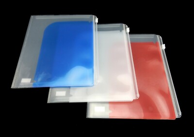 Mini Document Folder, Inner Cover Slip Pockets, Slide Lock Pouch, Sweda# DH8302