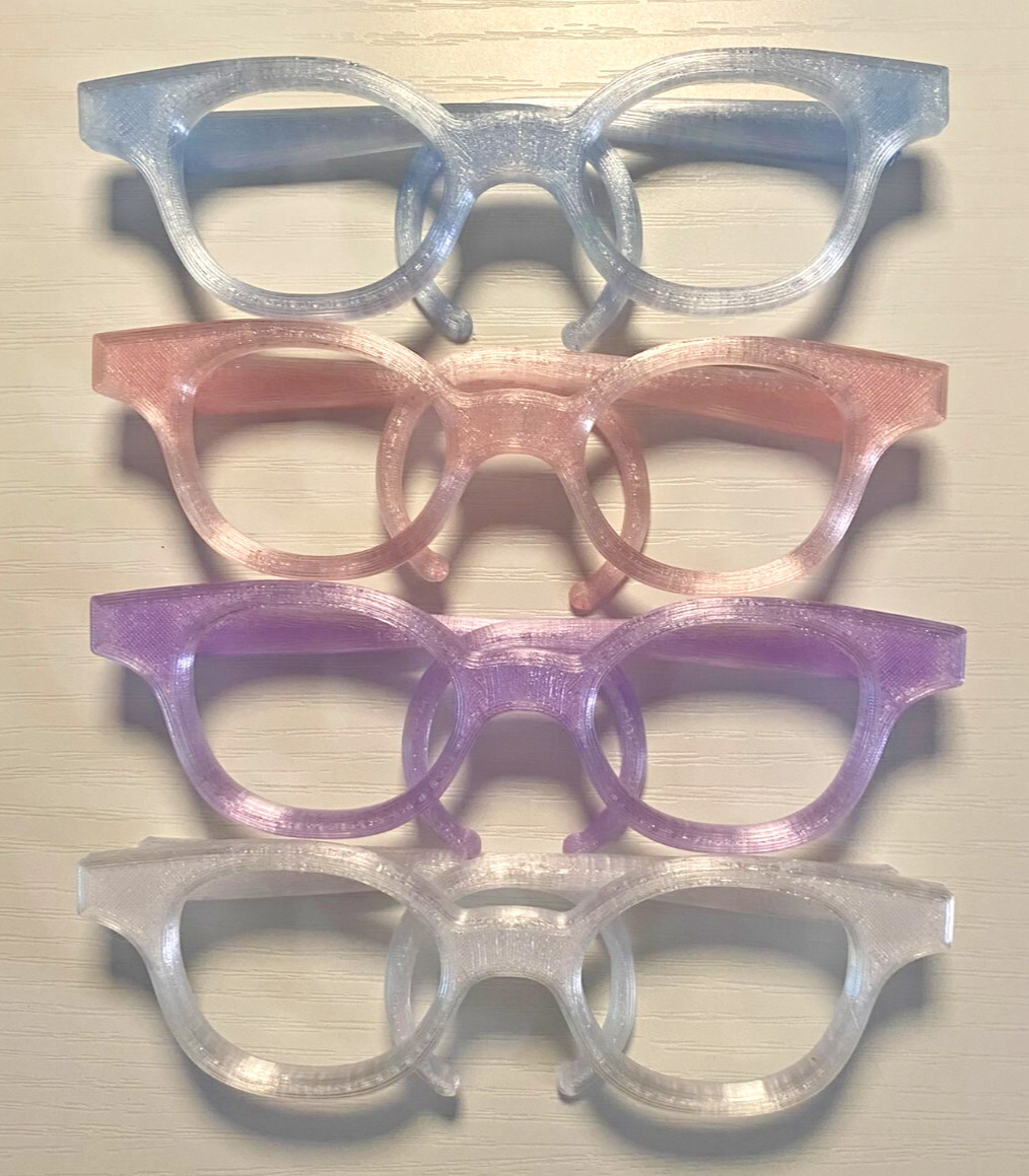 BEST Original Replacement Glasses for Vintage Cabbage Patch Kids - Frosted Red