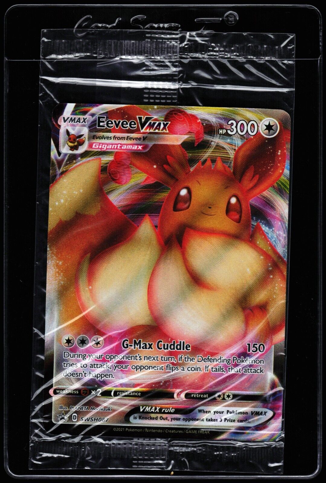  Pokemon Eevee Vmax & V - Black Star Promo - Card Lot - SWSH065  / SWSH087 - Holo Rare : Toys & Games