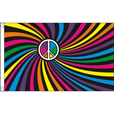 AZ FLAG Bandiera Arco Iris cuoio 150 x 90 cm - Bandiera Leather Rainbow 90 x 150 cm poliestere leggero