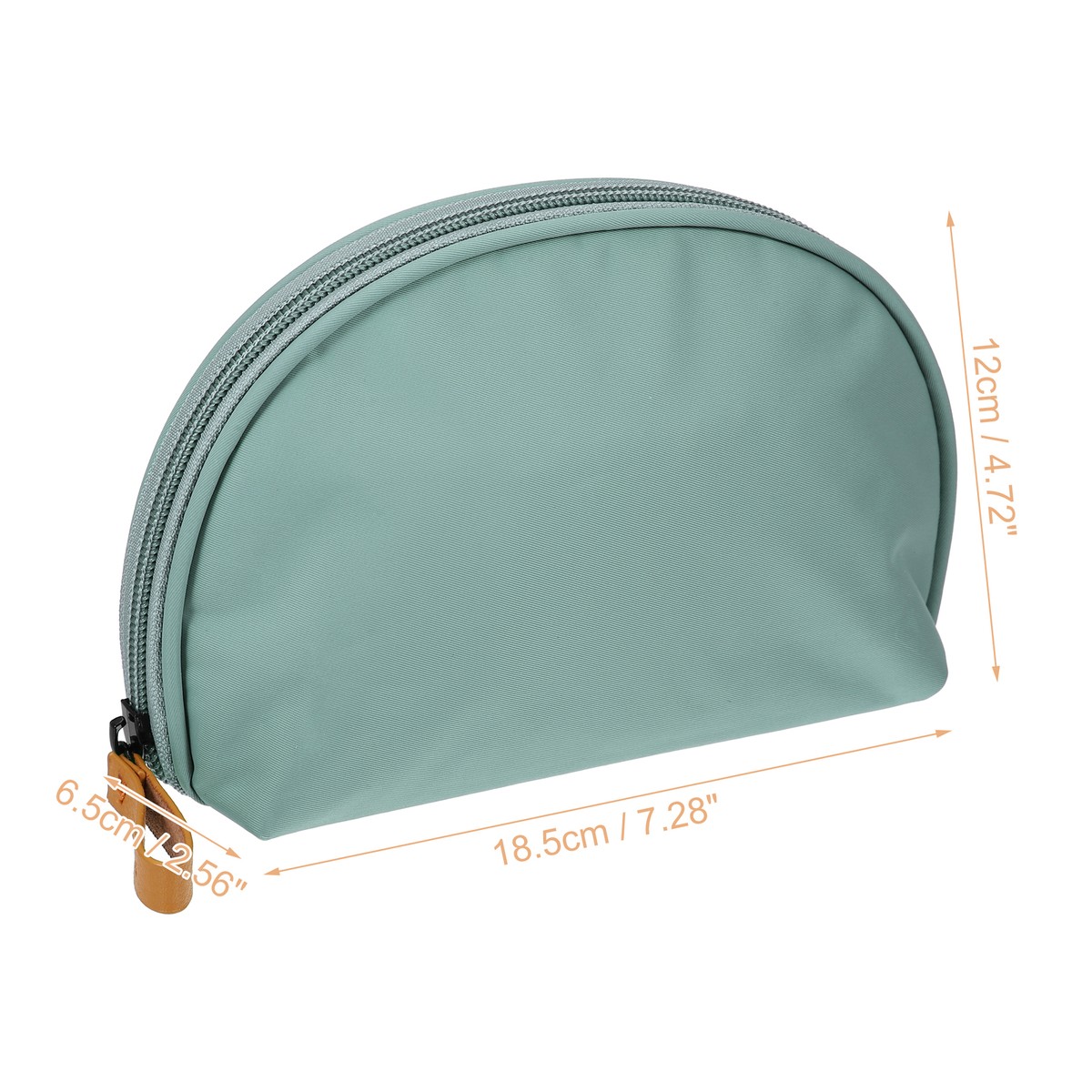 Half Moon Makeup Bag Small Half Moon Cosmetic Bag for Purse for Women