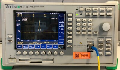 Anritsu MS9710C Optical Spectrum Analyzer w/ OPTION 15, **CALIBRATED**