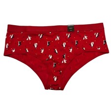 NWT TORRID Cheeky Pantie Underwear Sz 0X-1X-2X-3X-4X Red Penguins