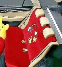 Disney Winnie The Pooh Rear Seat Cover Pooh Rainbow Collection Official New