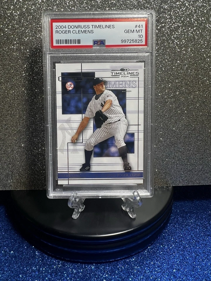 Roger Clemens  2004 Donruss Timeless   #41 PSA Gem Mint 10 - Image 3 of 4