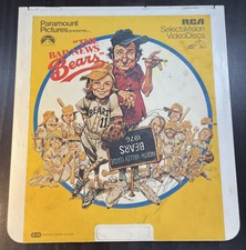 The Bad News Bears CED Videodisc RCA SelectaVision Walter Matthau Tatum O'Neal