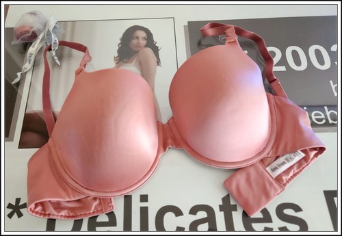 FINE LINES-WOMAN'S-SIZE 12DD-MULTIWAY-SATIN FINISH-PADDED-T SHIRT-BRA-COPPER - Picture 4 of 4