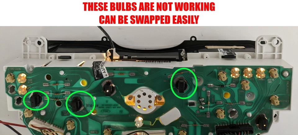 Cuadro de instrumentos velocímetro medidores Ford F-250 F-350 SD 1999-2001 427 k millas Foto 3 de 4