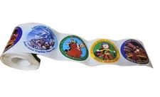 Vtg NOS Sticker Roll WDW Disney World Cast Member MGM Fantasmic Animal Kingdom