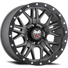 18x9 Mamba 597mg M25 Matte Grey Wheel 5x5 -12mm