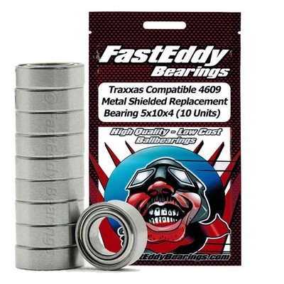 Traxxas Compatible 4609 Metal Shielded Replacement Bearing 5x10x4 10 Units