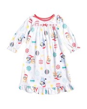 Bluey and Bingo Toddler Girl's Christmas Candy Flannel Holiday Nightgown