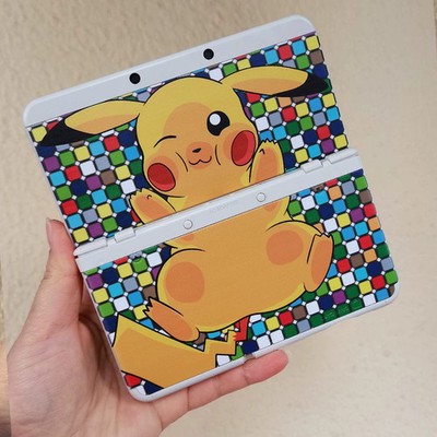 Pokémon Pikachu Nintendo New 3DS parts cover Top & Bottom Replacement Shell Rare