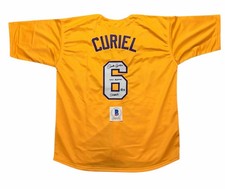 Derek Curiel Signed Jersey LSU Tigers Baseball Autographed Auto Champs Beckett