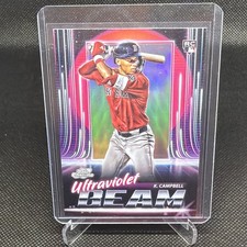 Topps 2025 Cosmic Chrome Kristian Campbell Red Sox Ultraviolet Beam #UB-22 RC
