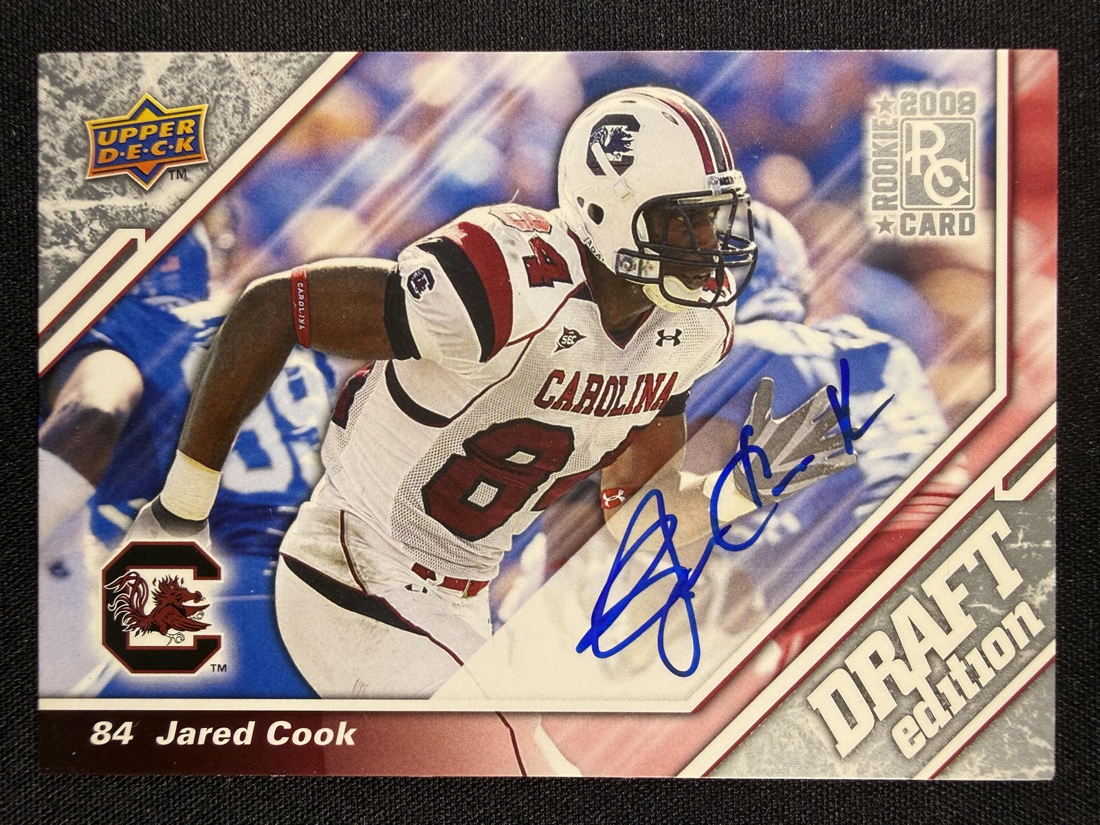 2009 Upper Deck Draft Edition #136 Jared Cook Autographs Silver Auto