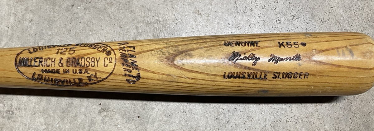 Louisville Slugger 125 Ash Mickey Mantle Bat K55 - 32