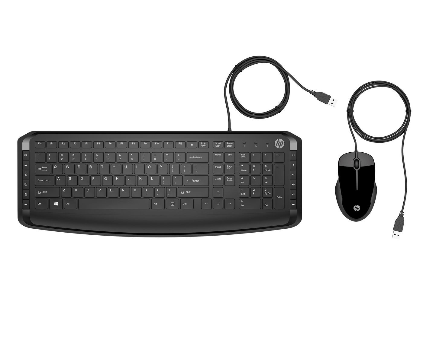 HP 9DF28AA#ABD Wired Keyboard Mouse 250 GR