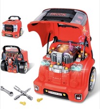 Kids Truck Engine Toy Set Educational Car Play Maintenance for 3 Year Old