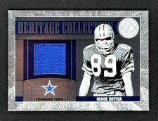 2011 Panini Totally Certified #48 Mike Ditka Heritage Game Worn Jersey /249