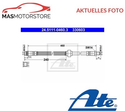 BREMSSCHLAUCH BREMSLEITUNG ATE 245111-04603 P FÜR CITROËN XSARA,XSARA PICASSO