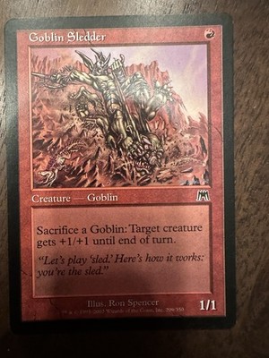 Goblin Sledder : MTG / Onslaught #209 / NM