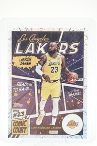 2025-26 Topps Basketball LEBRON JAMES Comic Court CC-1 SSP! CASE HIT! LAKERS