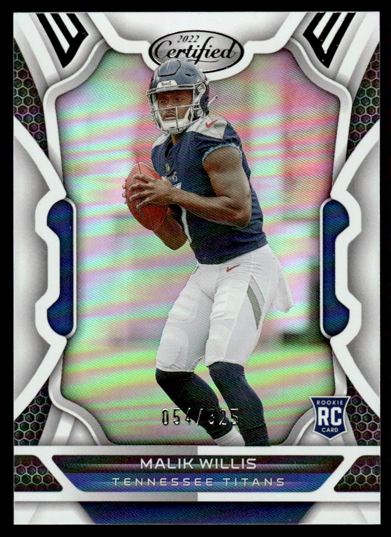 2022 Panini Certified Mirror B Malik Willis RC /325 Liberty Flames #103