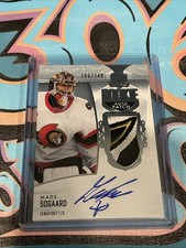 Mads Sogaard 106/249 RPA 2022-23 Upper Deck The Cup Ottawa Senators (CH)