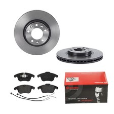 BREMBO BREMSSCHEIBEN Ø283MM + BREMSBELÄGE VORNE FÜR PEUGEOT 508 I SW 407