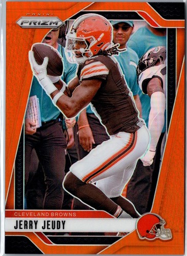 2024 Panini Prizm Jerry Jeudy Orange Prizm 3/249 Jersey 1/1 Cleveland Browns #67