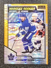2020-21 Nick Robertson O-Pee-Chee Platinum Marquee Rookies Seismic Gold 153 7/50