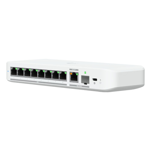 Ubiquiti USW-Flex-2.5G-8 UniFi 8-Port Managed 2.5GbE 1 x 10G Port