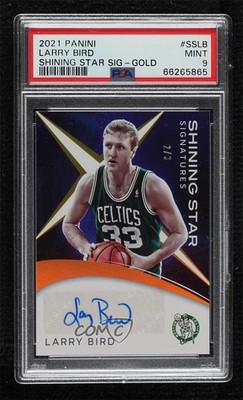 2021 Panini Customer Service Rewards Gold 2/3 Larry Bird #SS-LB Auto HOF 1s6
