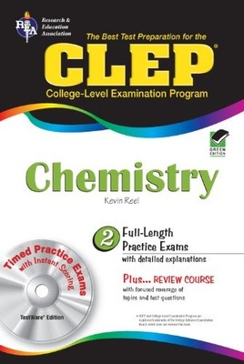 CLEP CHEMISTRY W/ (REA) - THE BEST TEST PREP FOR THE CLEP By Kevin R. Reel *VG+*